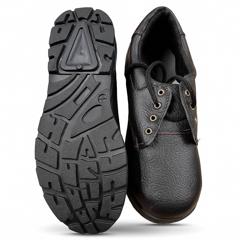 Ecco Synthetic Leather Safety Shoes 2 Shoes 3