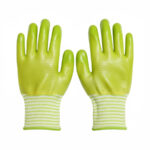 Green Zebra Coating Gloves (LS-146) - 1