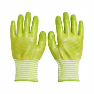 Green Zebra Coating Gloves (LS-146) - 1