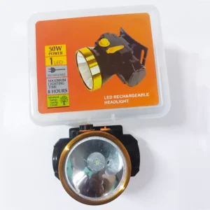 Single LED head torch light rechargeable model