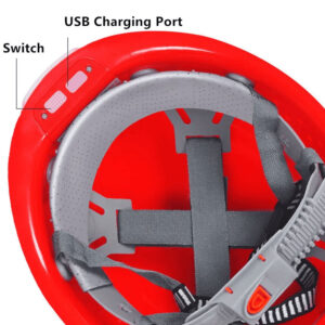 IN Built LED Light with Sensor & Rechargeable Battery Helmet (LS-261) - 3