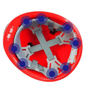 IN Built LED Light with Sensor & Rechargeable Battery Helmet (LS-261) - 4