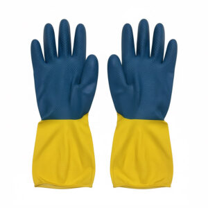 Industrial Gloves Yellow Blue (LS-113) - 4