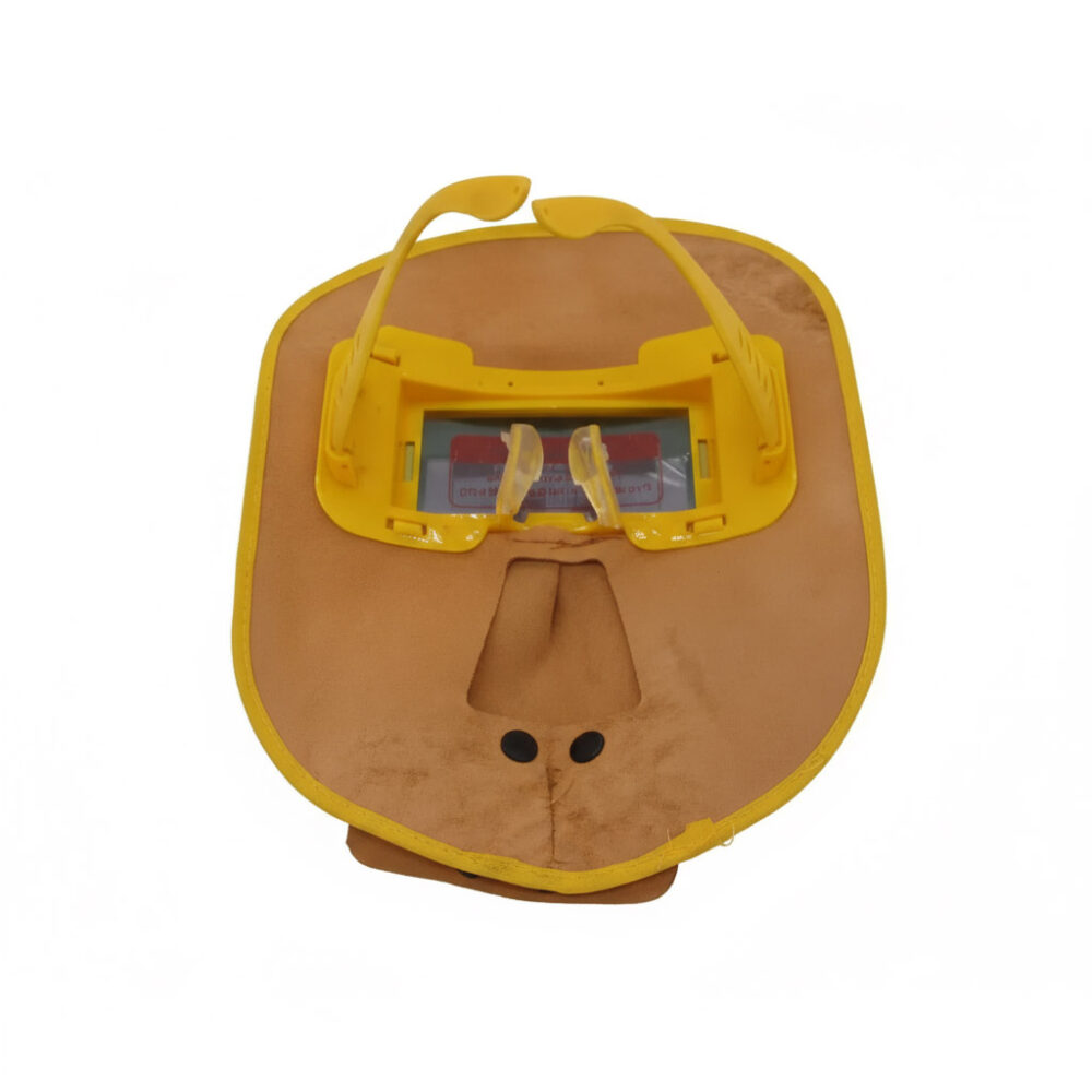 Leather Auto Darkening Welding Mask (LS-254) 1 Leather Auto Darkening Mask (LS-254) - 2
