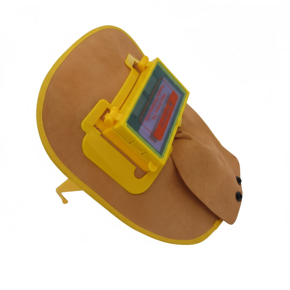 Leather Auto Darkening Welding Mask (LS-254) 3 Leather Auto Darkening Mask (LS-254) - 5