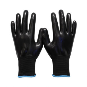 Full Nitrile Coated Gloves (LS-106) 8 PU Coated Black (LS-108) - 2