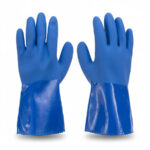 Piton Blue PVC Supported Gloves (LS-129) - 1