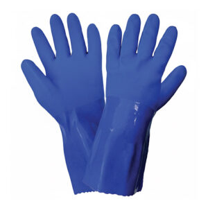 Piton Blue PVC Supported Gloves (LS-129) - 5