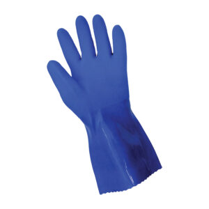 Piton Blue PVC Supported Gloves (LS-129) - 6