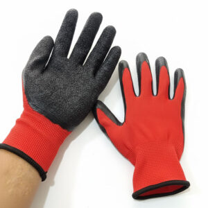 Piton Rubber Coated Gloves (LS-133) 4 Piton Rubber Coated Red:black (LS-133) - 2
