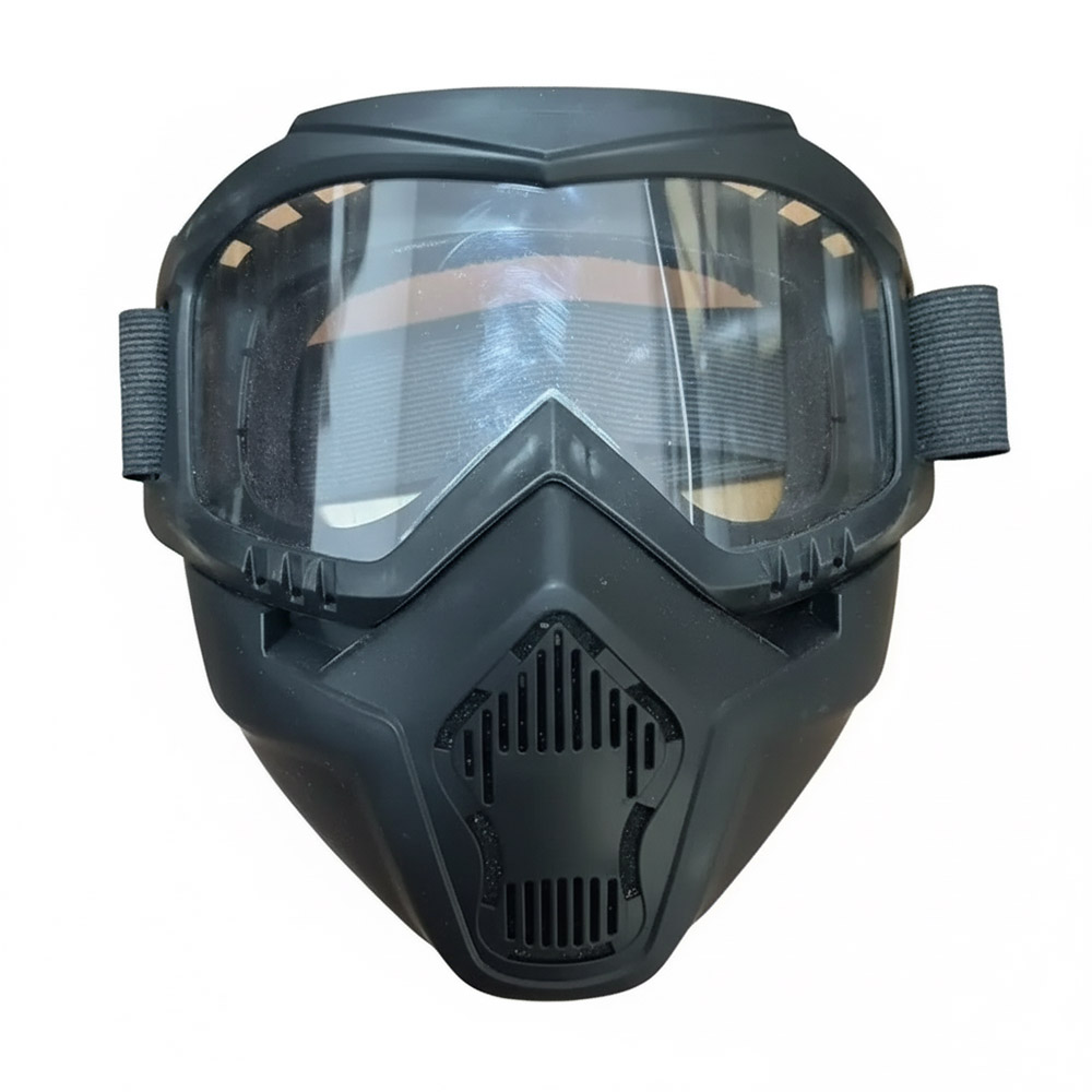 Plastic Full Face Clear Glass (LS-259) - 2