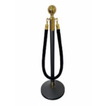 Black and Gold Stanchion