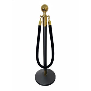 Black and Gold Stanchion