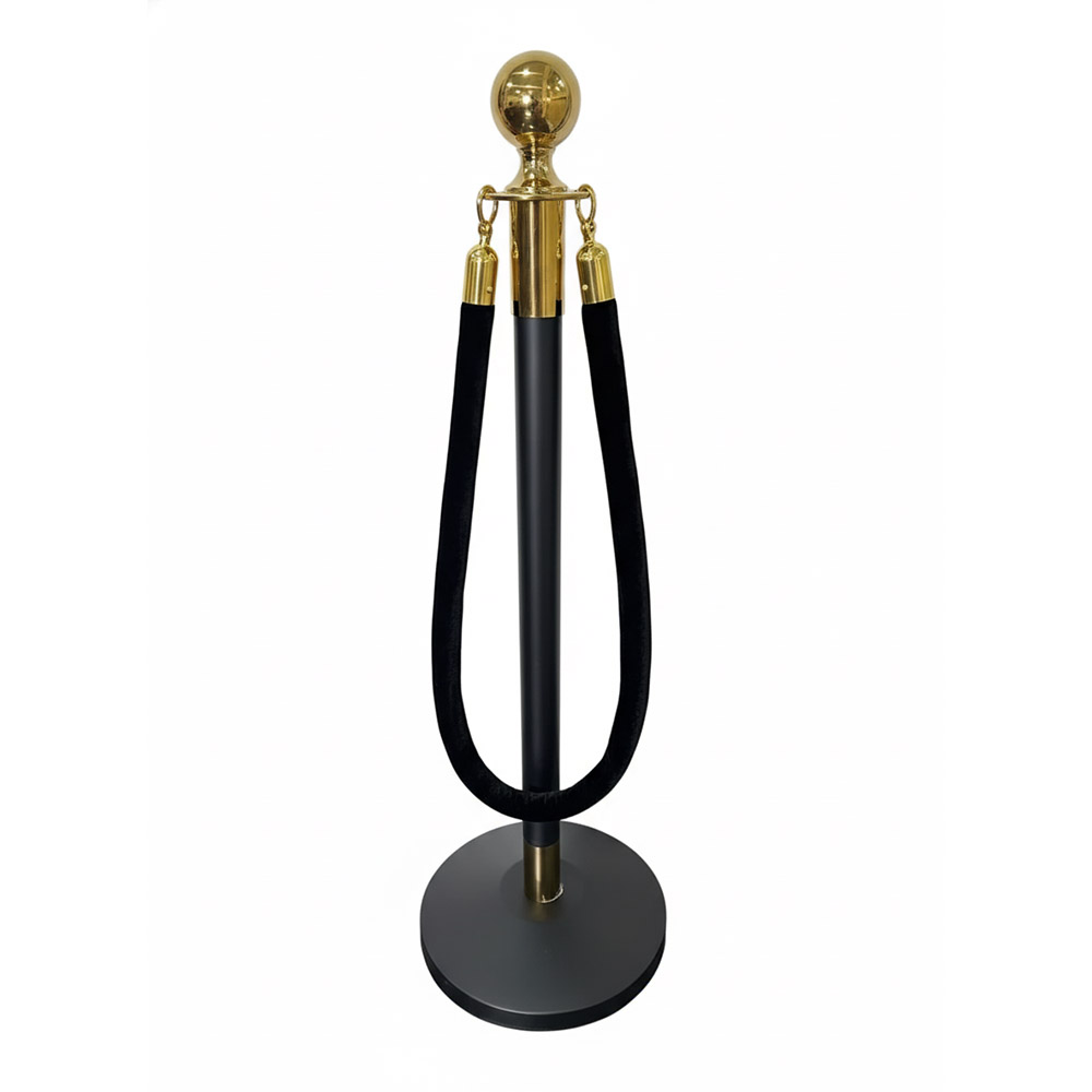Black and Gold Stanchion