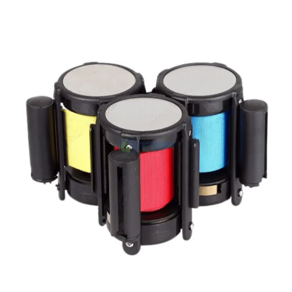 Professional retractable belt stanchions for crowd control