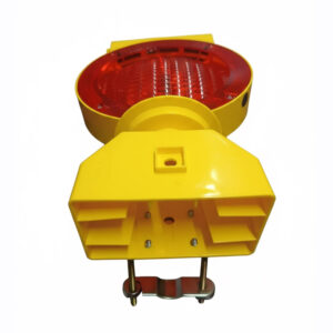 Solar Warning Light With Clamp (LS-166) 5 Solar Flasher Cone Mount 309 V2 - 2