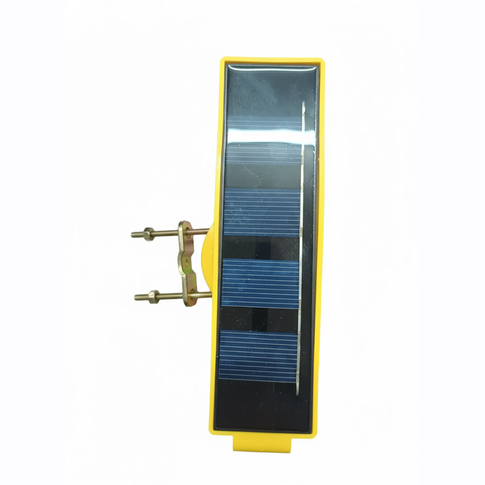 Solar Warning Light With Clamp (LS-166) 3 Solar Flasher Cone Mount 309 V2 - 4