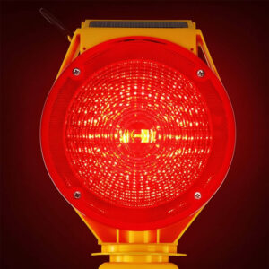 Big Solar Warning Light (LS-159) 9 Solar Flasher Cone Mount 309 V5 - 5