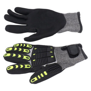 TRP Black Anti Impact Gloves (LS-125) 5 TRP Black Anti Impact Gloves (LS-125) - 3