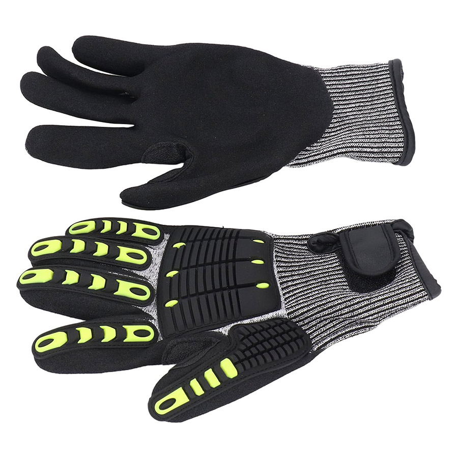 TRP Black Anti Impact Gloves (LS-125) 2 TRP Black Anti Impact Gloves (LS-125) - 3